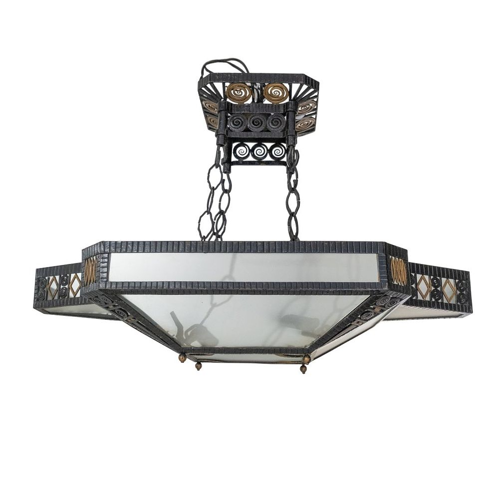 Lot 171: Art Deco Ceiling Fixture