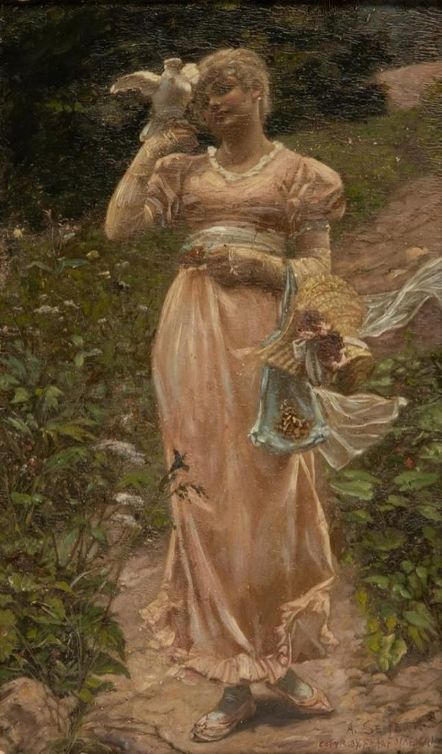 Lot 191: Alfred Seifert Signed Oil on board.