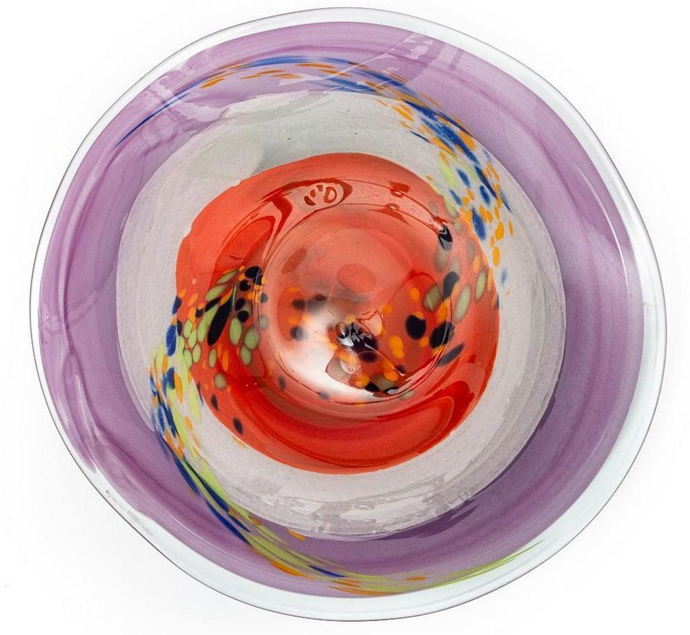 Lot 219: Vintage 22 inch Murano Art Glass Centerpiece