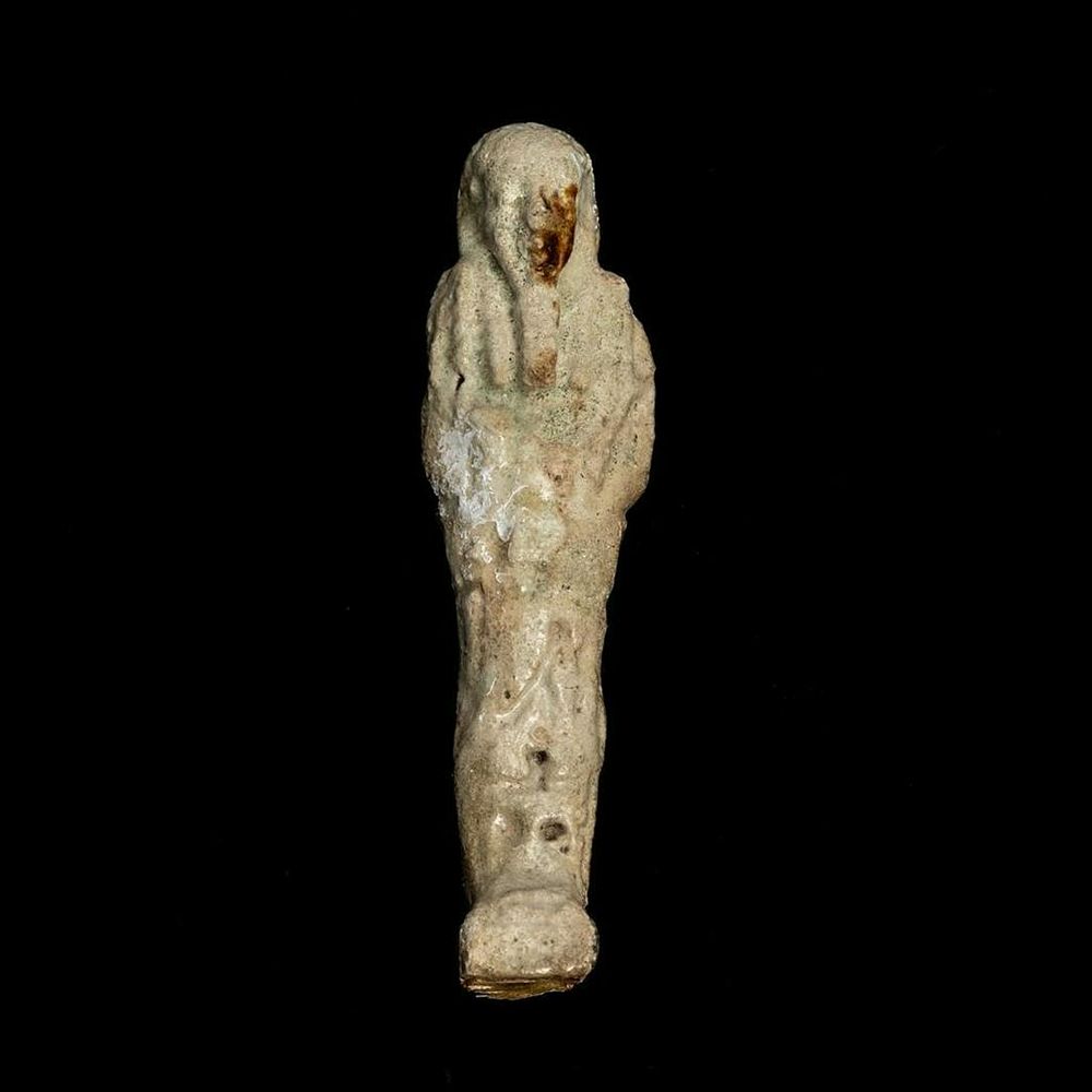 Lot 265: Antique Egyptian Faience Shabti doll