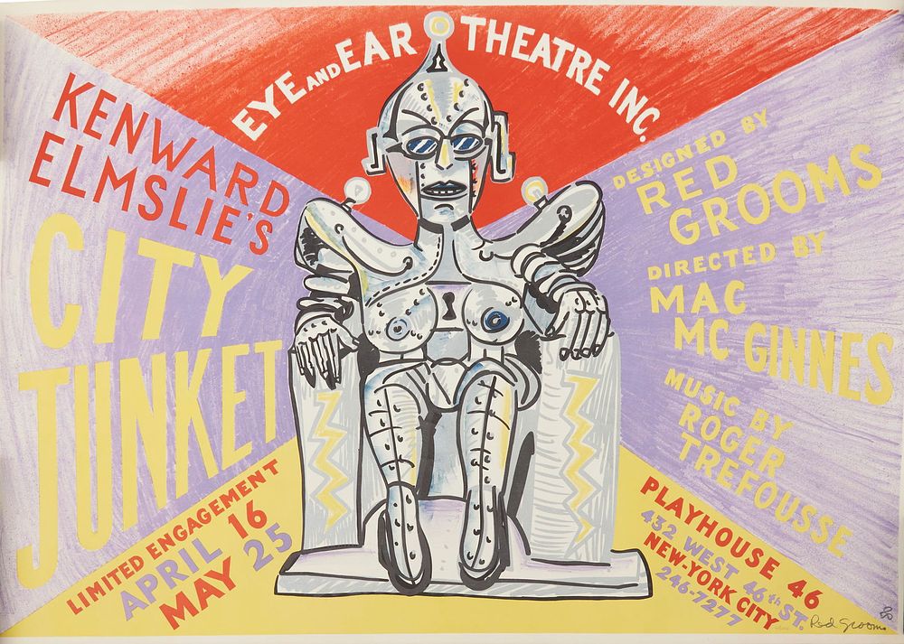 Lot 209: Signed Red Grooms (b. 1937) "City Junket" Serigraph