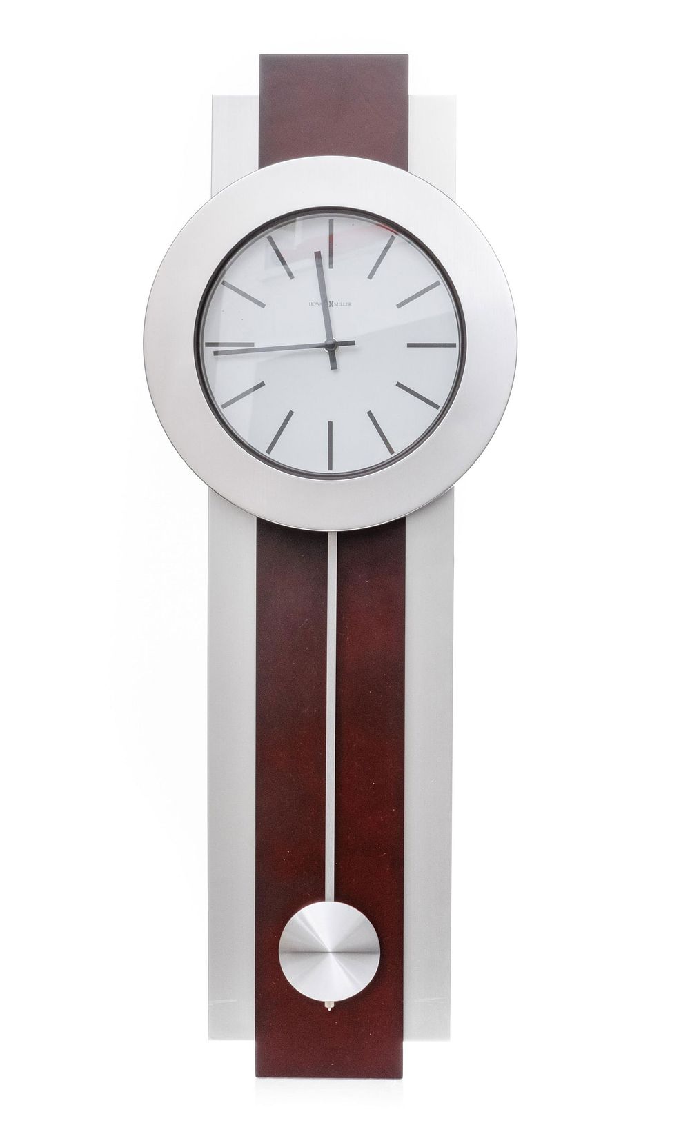 Lot 404: Howard Miller Wall Clock 32.5"H x 12.5"W