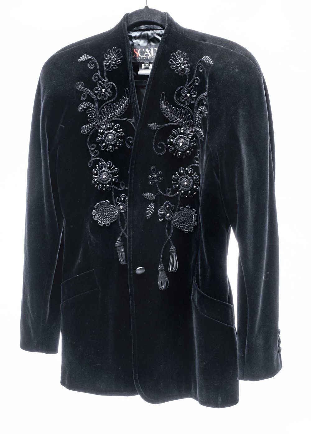 Lot 238: Escada Black Jacket with matching Pants Size 40