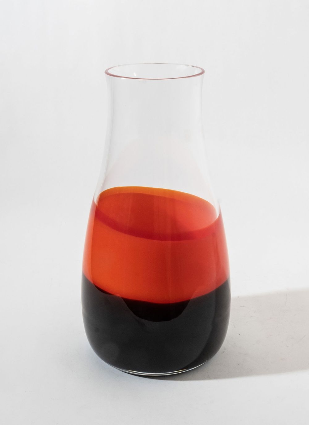 Lot 378: Signed Carlo Moretti Murano Art Glass Vase 15"H x 8"D