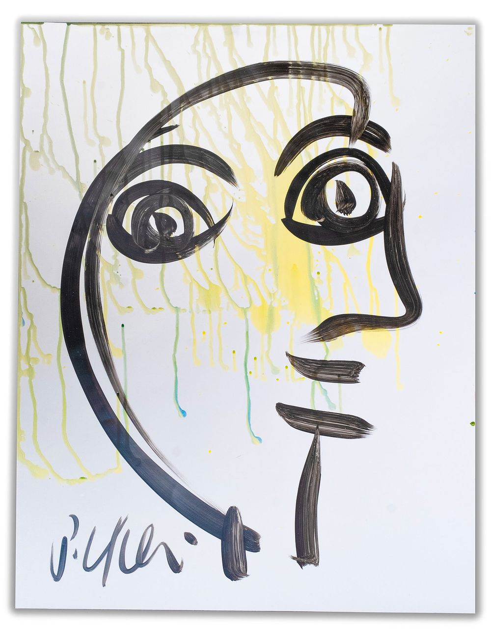 Lot 462: Signed Peter Keil Painting 22"W x 28"H