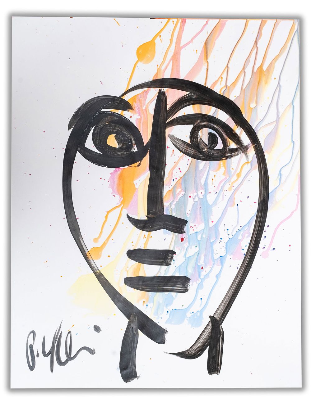 Lot 463: Signed Peter Keil Painting 22"W x 28"H