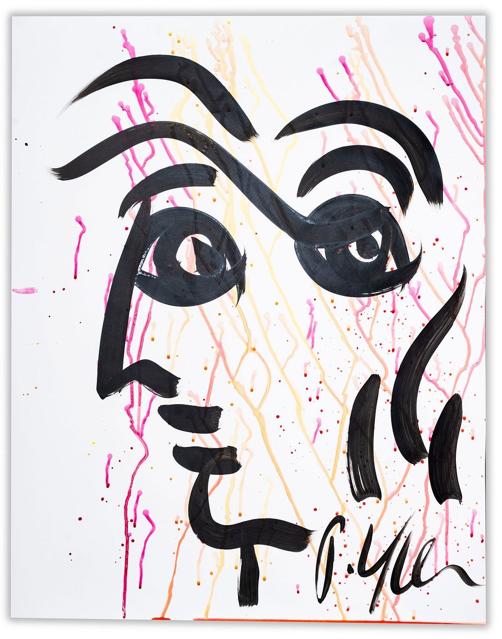 Lot 464: Signed Peter Keil Painting 22"W x 28"H