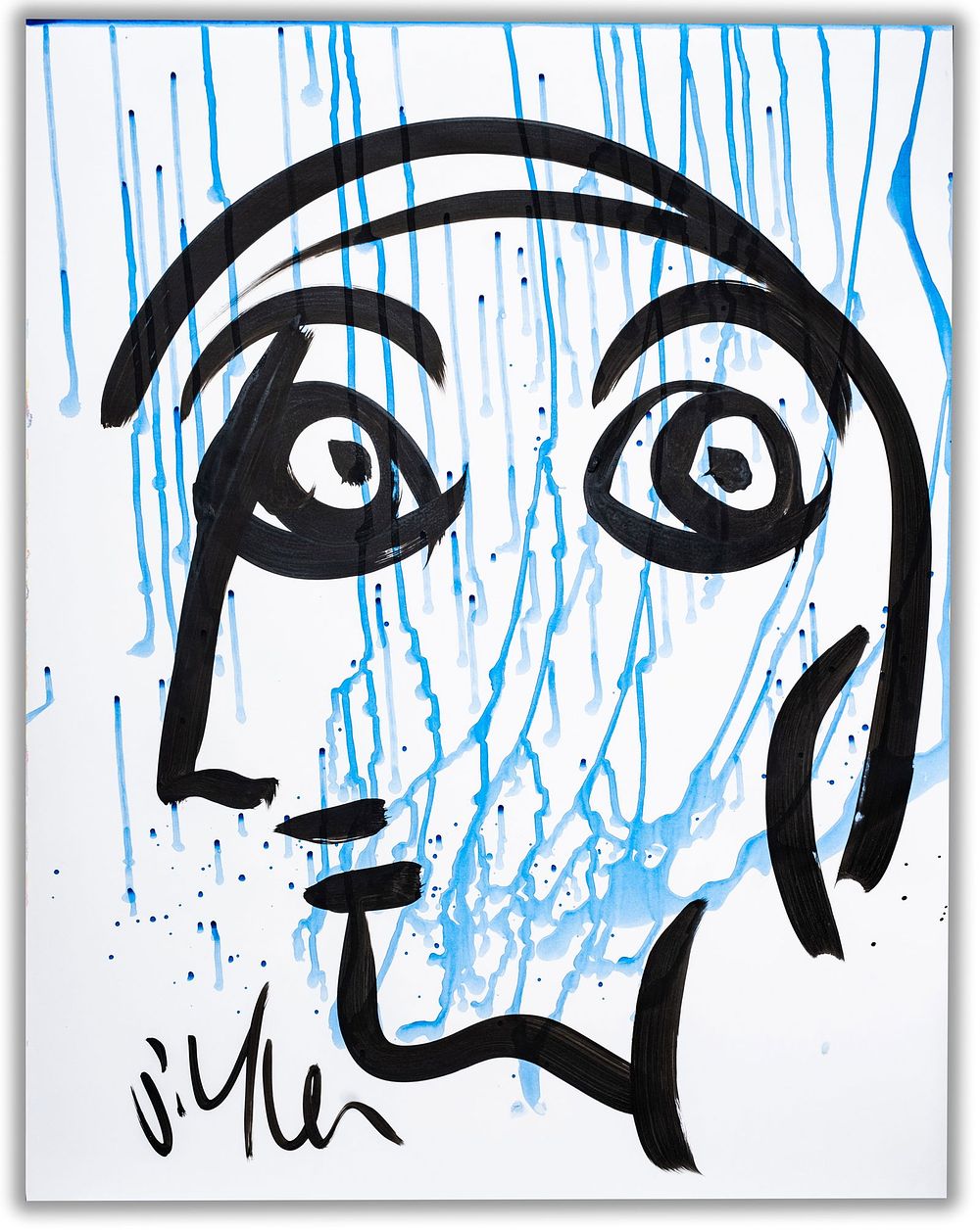 Lot 466: Signed Peter Keil Painting 22"W x 28"H
