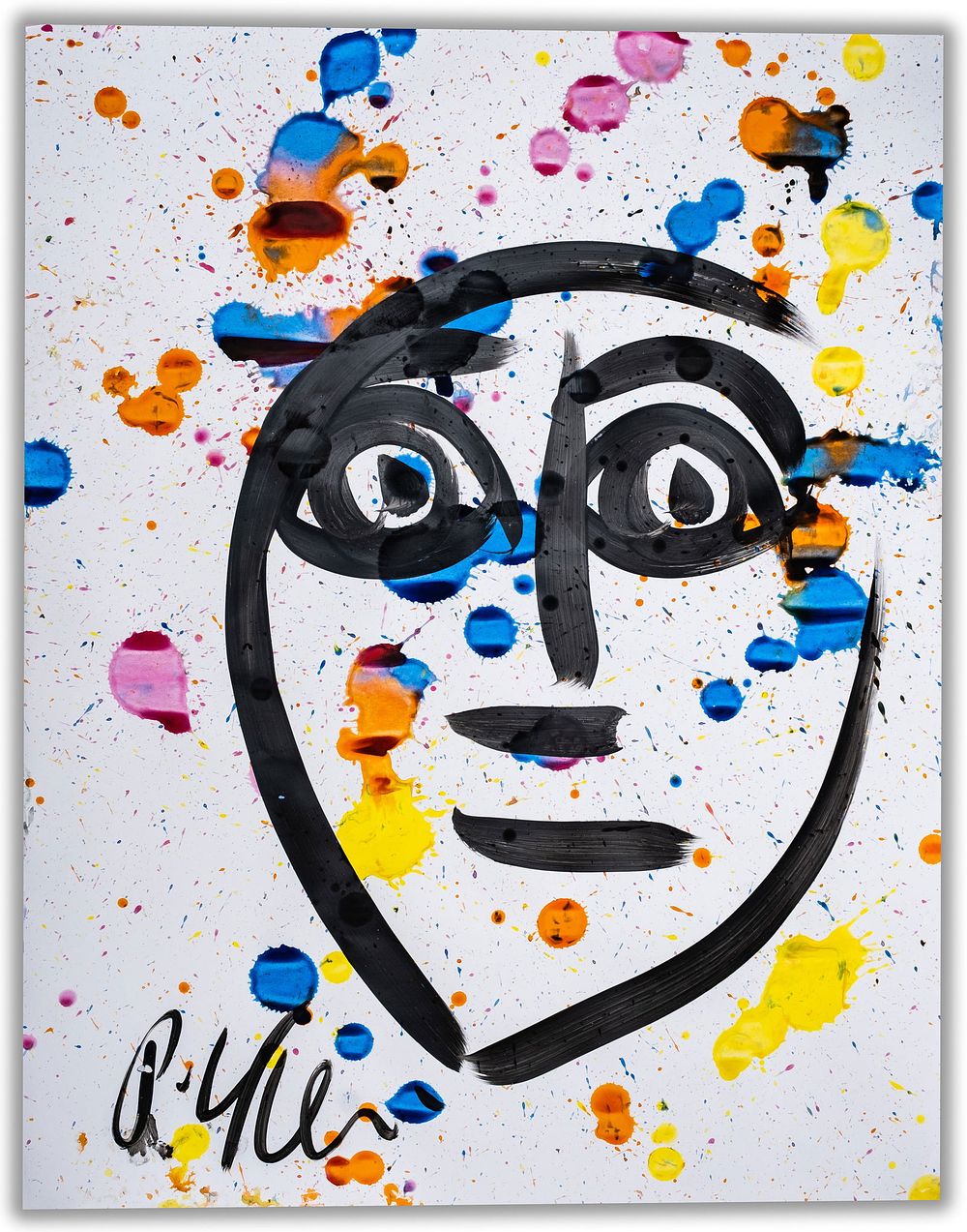 Lot 563: Signed Peter Keil Painting 22"W x 28"H