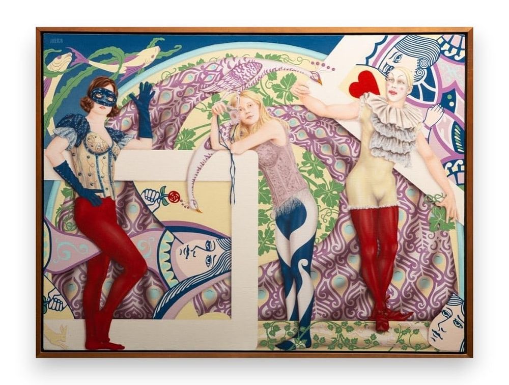 Lot 166: Signed Robert R. Anderson, 'The Building of a Queen'. Acrylic on Canvas, circa 1980