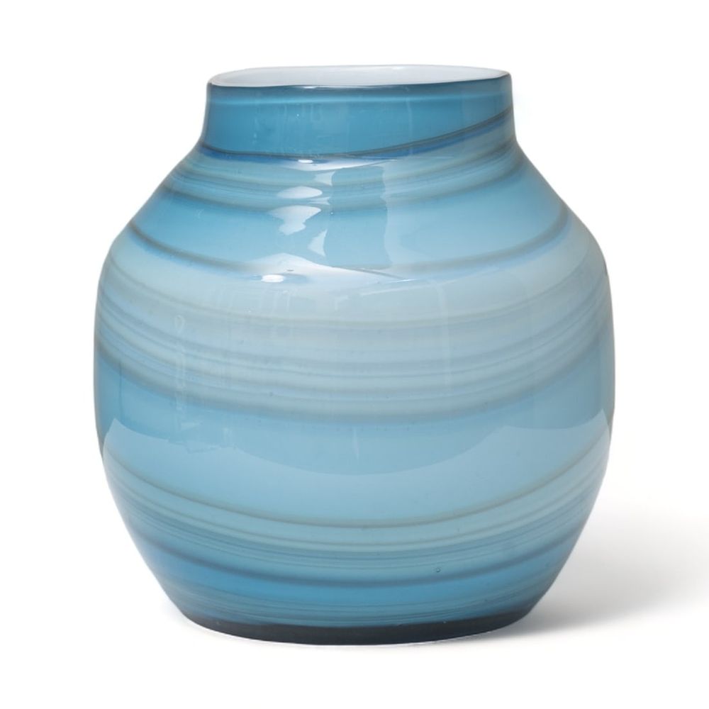 Lot 186: Murano Mid Century Hand Blown Art Glass Vase