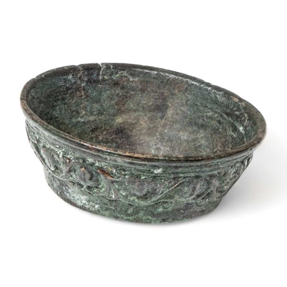 Lot 352: Luristan Ancient Bronze Ritual Bowl