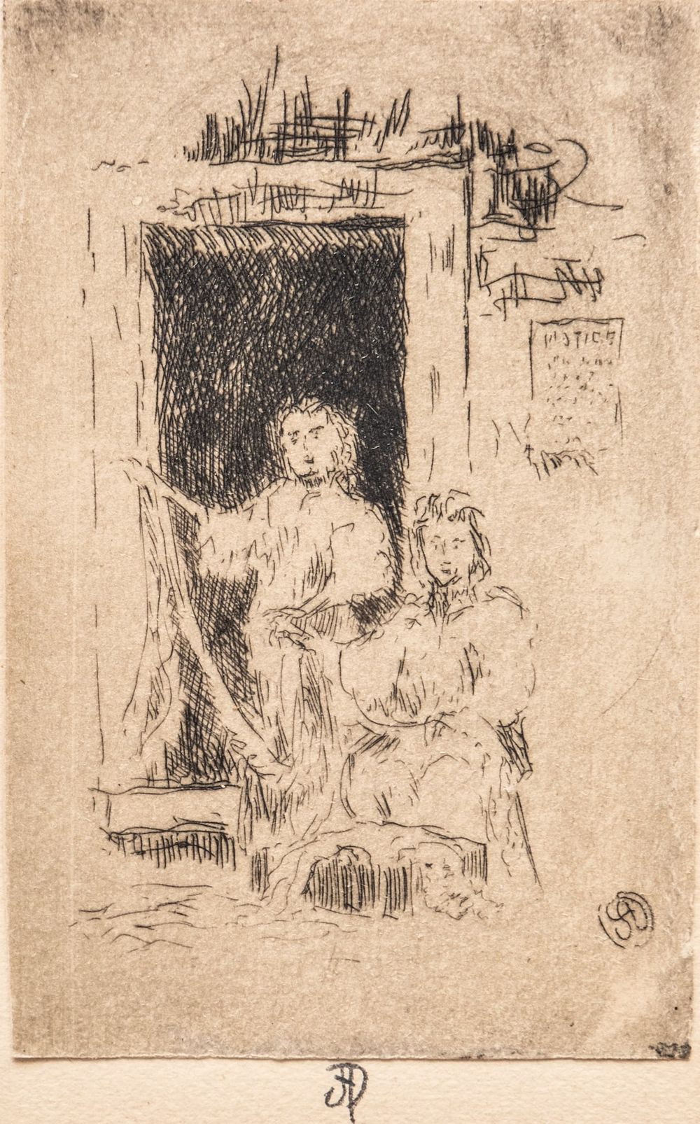 Lot 483: Signed James A Dumont Etching