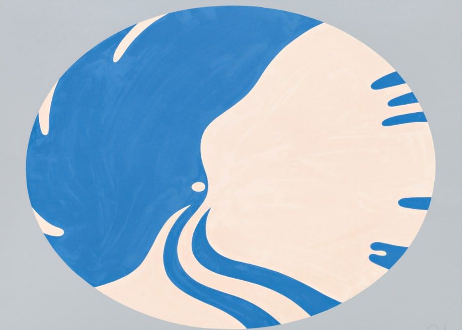 Lot 486: Signed Jack Youngerman Ukiyo-e #2 - Edition 34/150 Screenprint / Lithograph, 1976