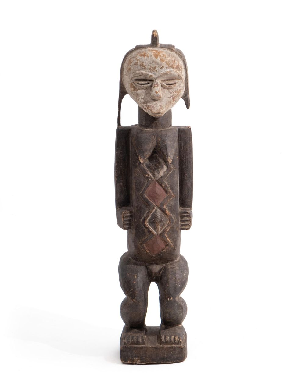 Lot 79: Carved EKET Female Figure, Nigeria, circa 1940