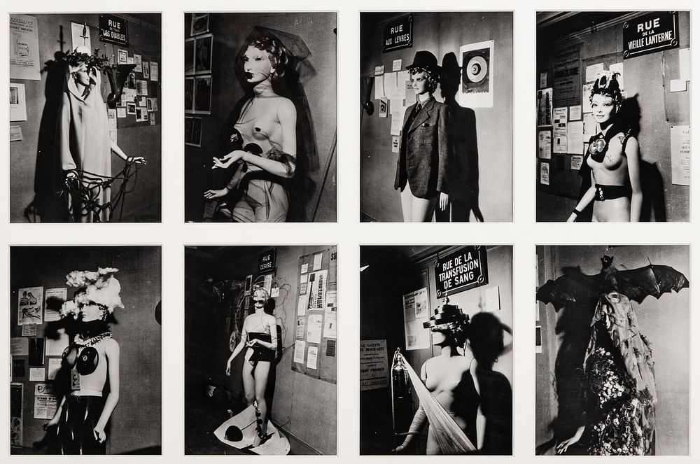 Lot 168: Man Ray 8 vintage gelatin silver photographic prints, 1938 International Surrealist Exhibition,