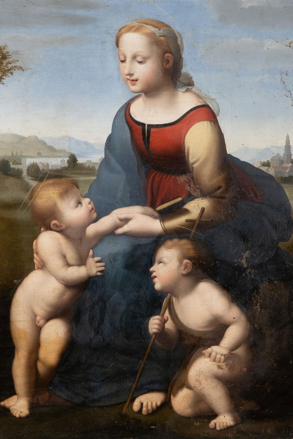 Lot 188: Raphael: The "Lost Raphael" A masterwork, Oil on Canvas Painting