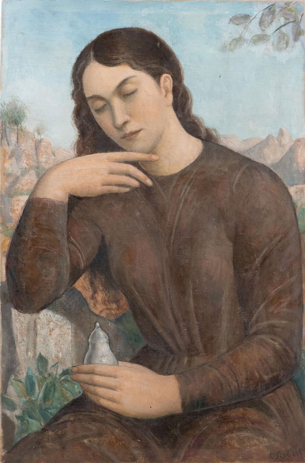 Lot 255: Theophile Robert Oil on Canvas Painting, Signed, 1879-1954
