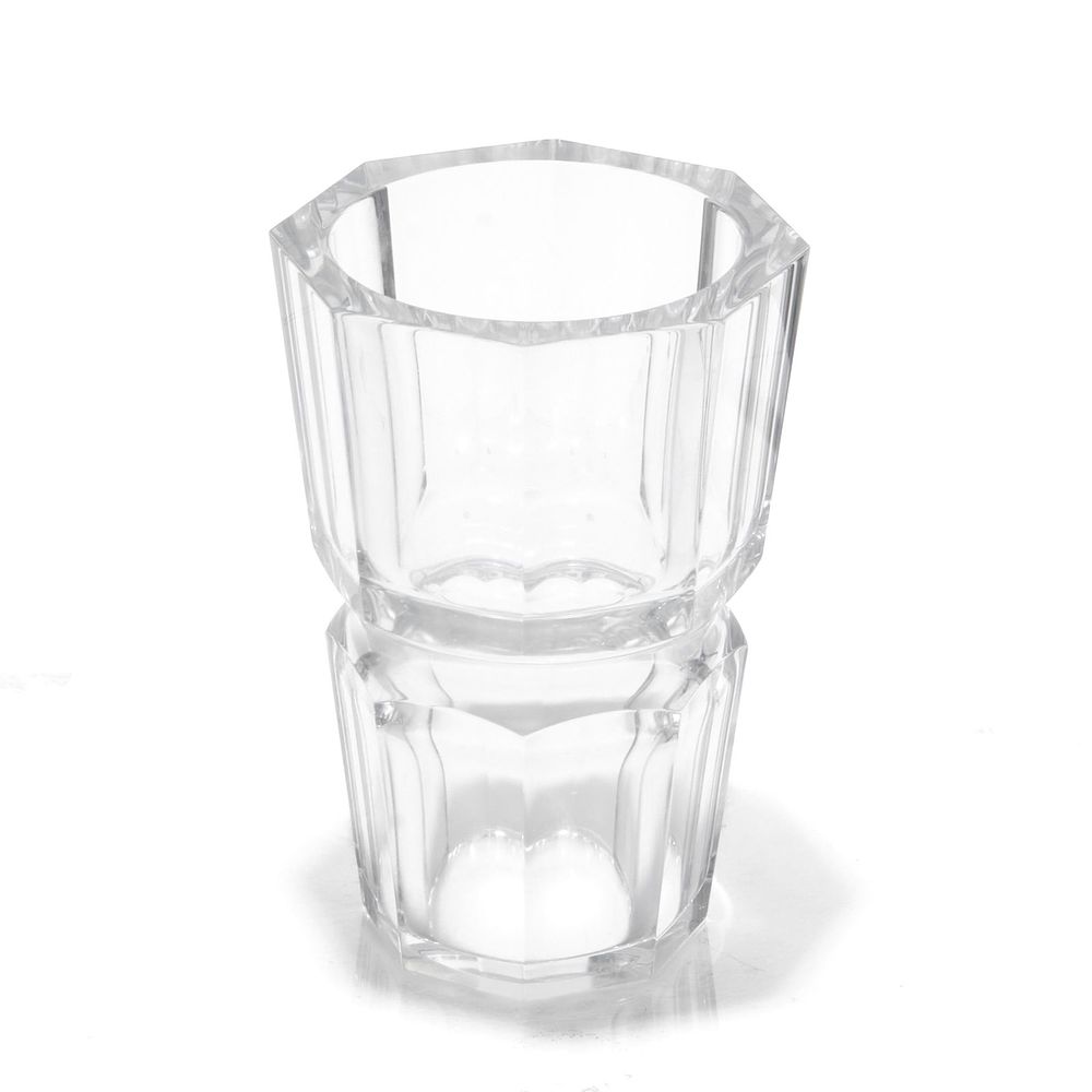 Lot 368: Large Baccarat French Glass Vase, 1930's signed
