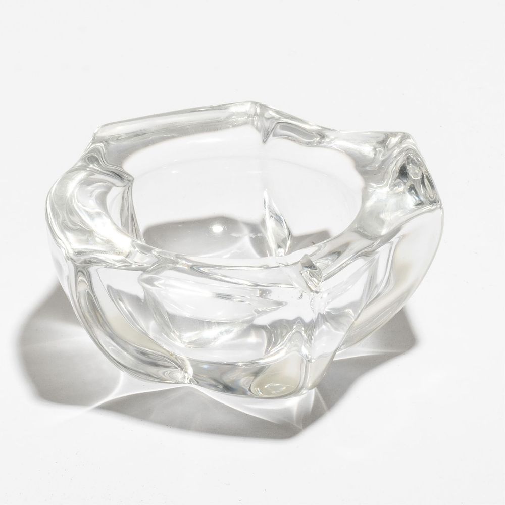 Lot 371: Daum Signed Crystal Art Glass Bowl