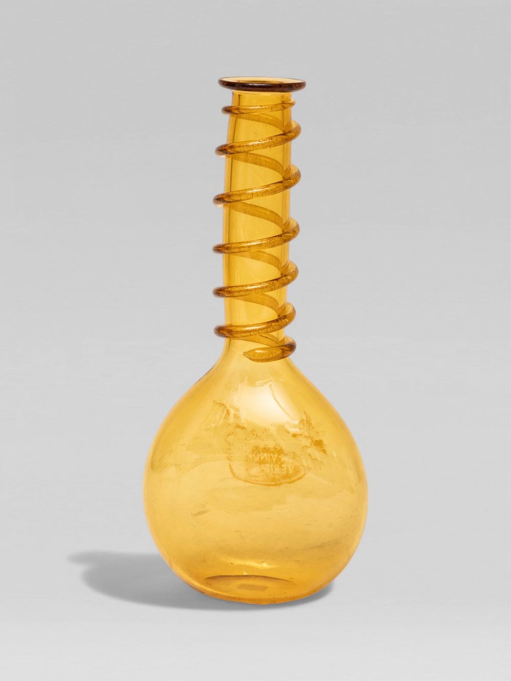 Lot 410: Vintage Signed 14" Yall Murano Venezia Art Glass Decanter