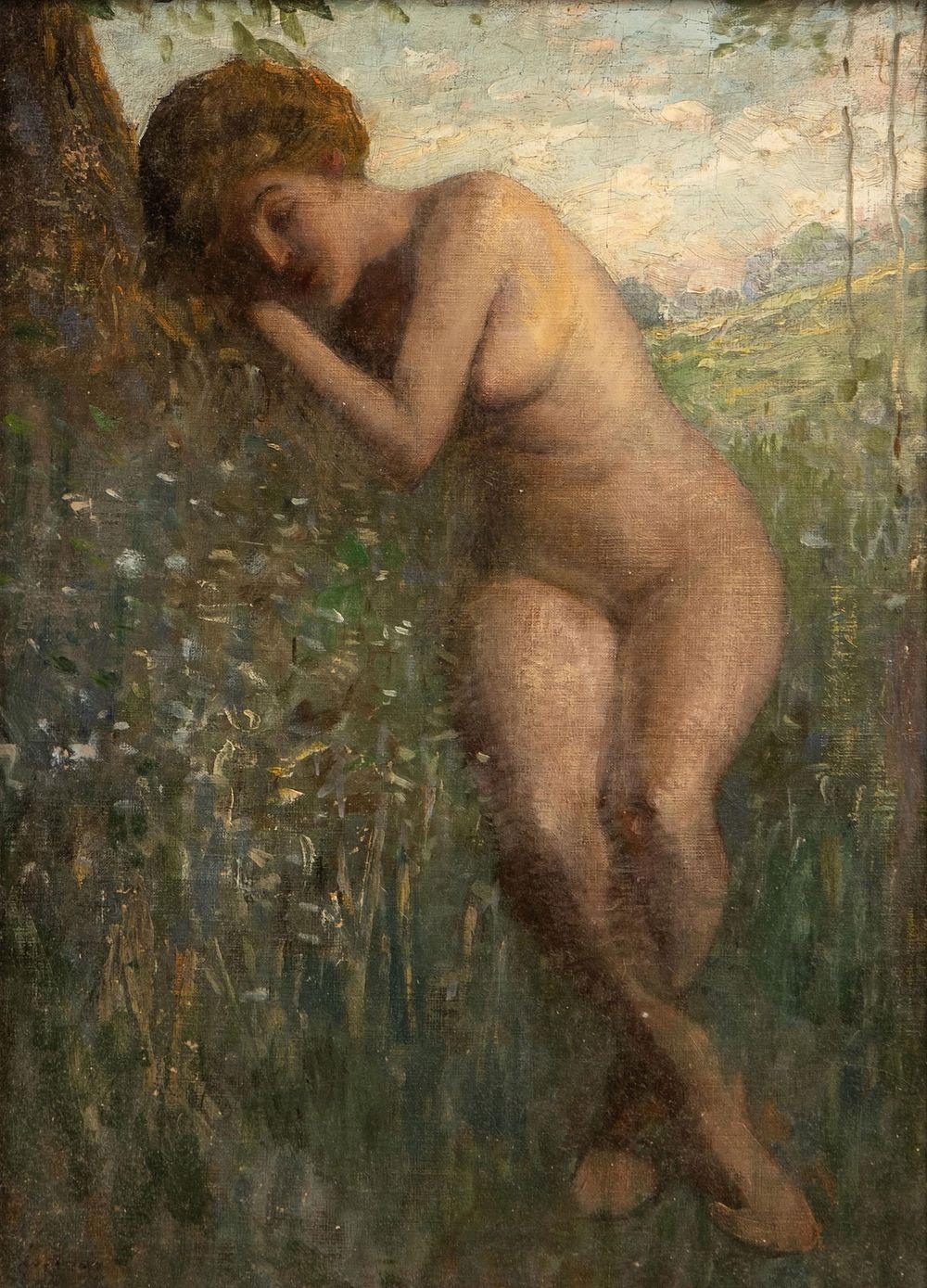 Lot 496: Francis Humphrey Woolrych Signed Oil on Canvas Painting, 19th 20th Century