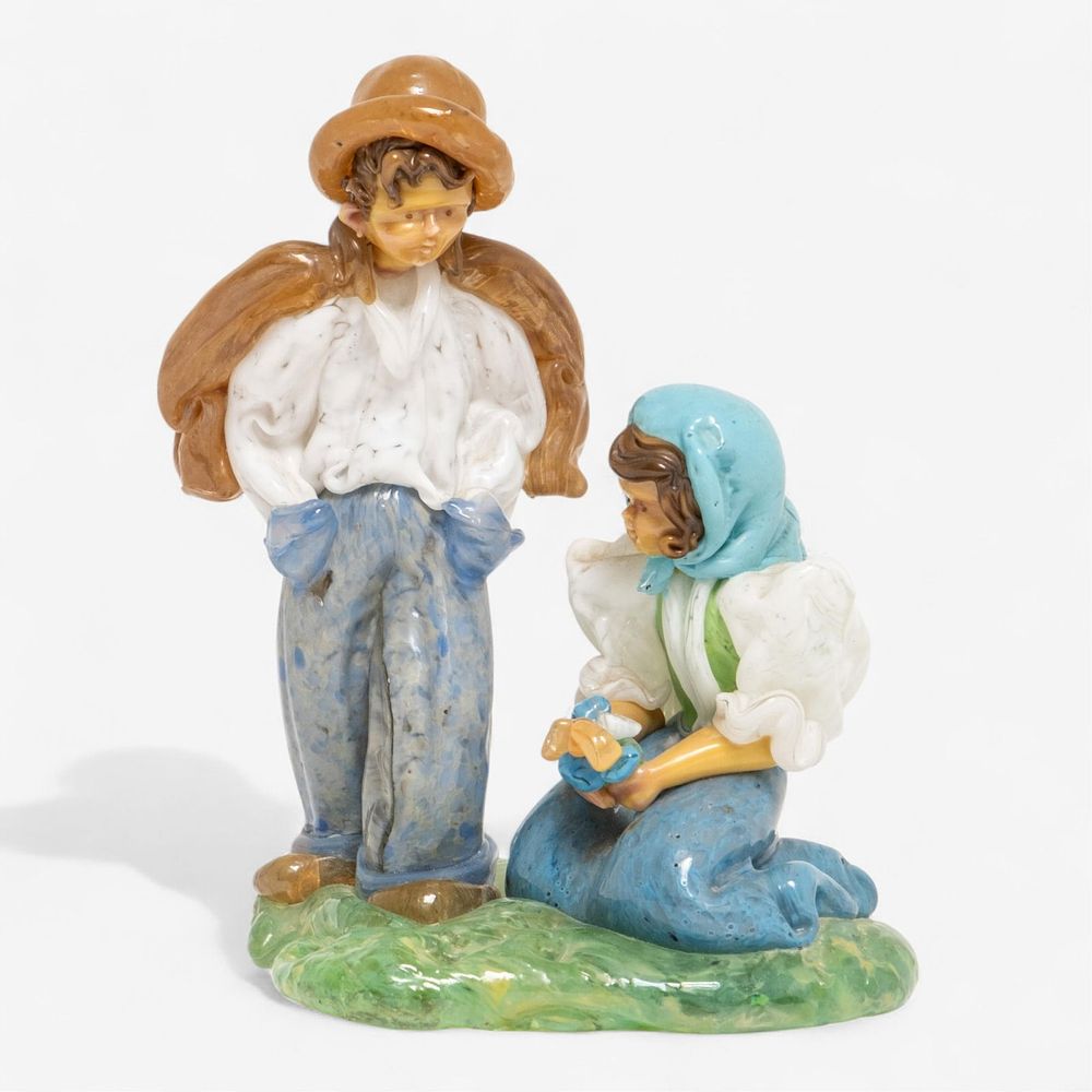 Lot 425: Mid 20th Century Hand Blown Sculpture