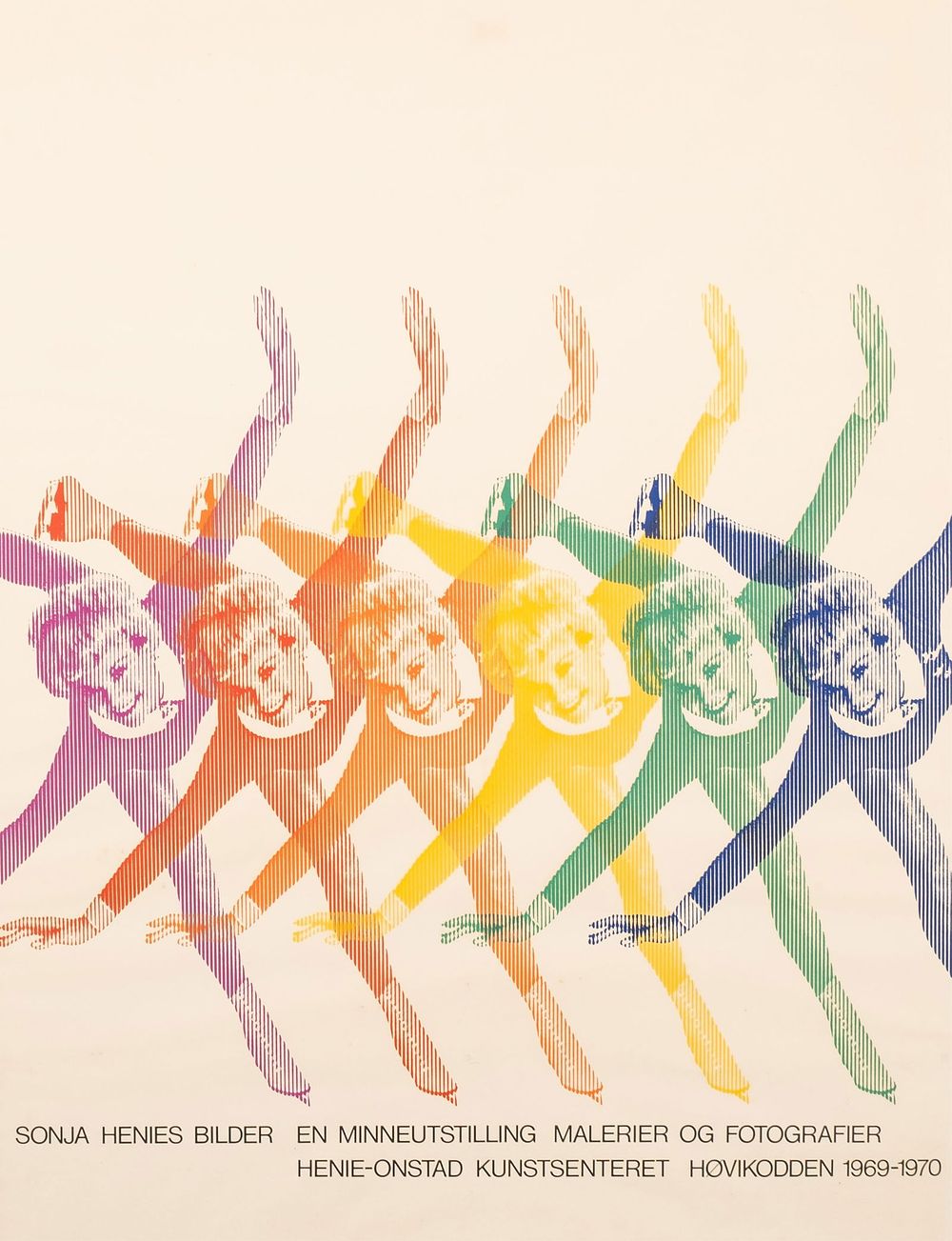Lot 433: Sonja Henie Exhibition Poster, Høvikodden, 1969–1970