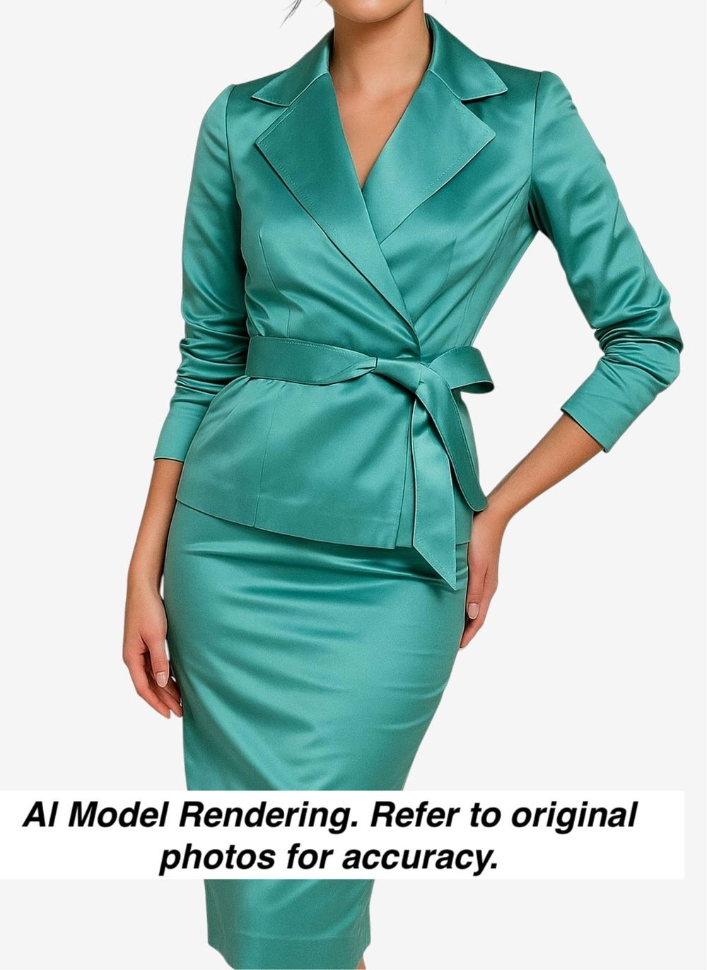 Lot 253: Dolce & Gabbana Silk Skirt Suit Worn by Actress Terry Moore, Circa 2000s