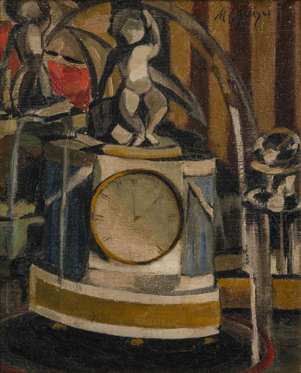 Lot 463: Signed Albert Gleizes Oil on Canvas Cubist / Orphism Painting