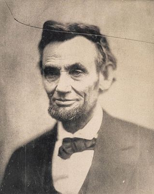 Abraham Lincoln “Last Portrait" Framed Print After Alexander Gardner, April 9, 1865. Keywords: 