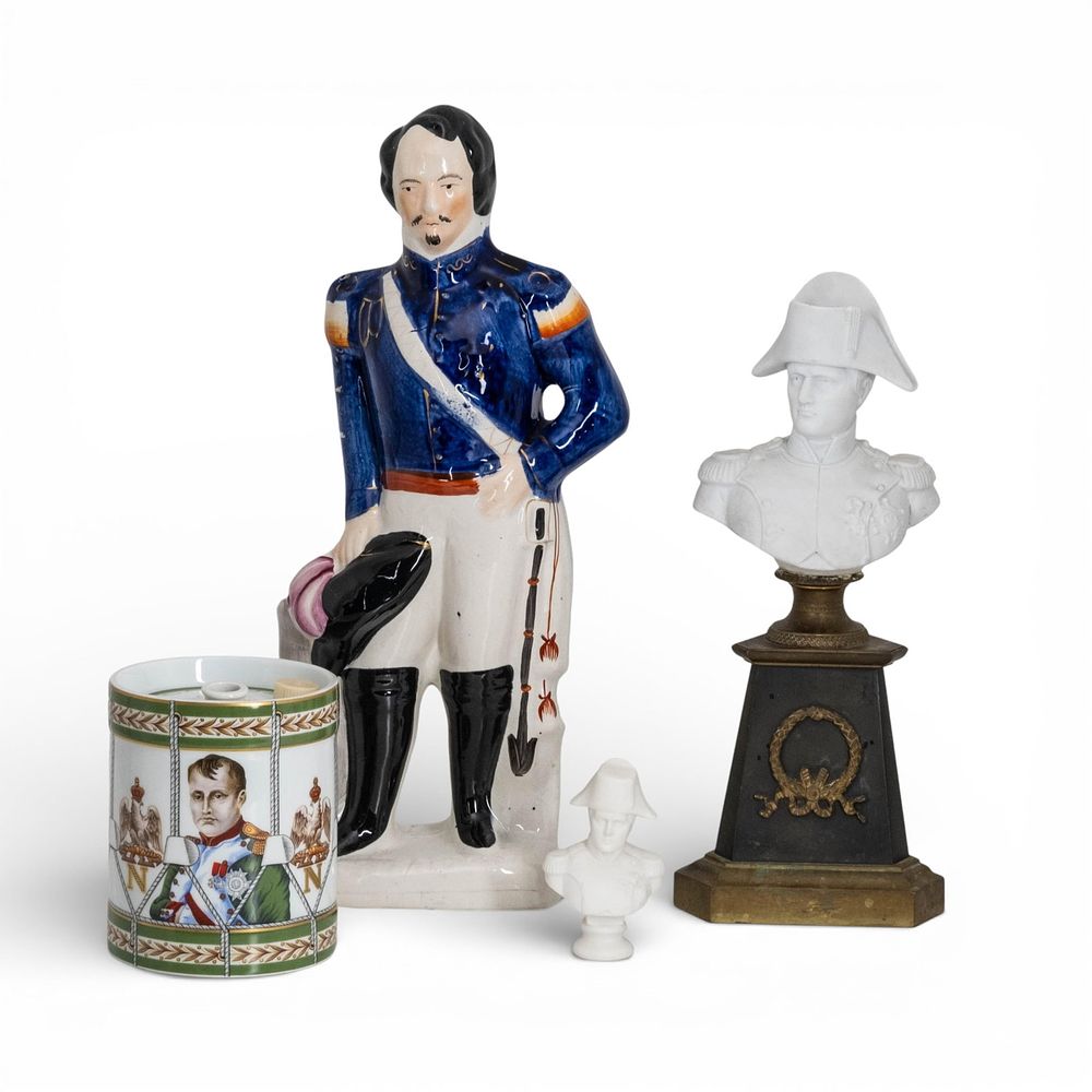Lot 218: Group of Napoleonic-Themed Decorative Objects, 19th–20th Century