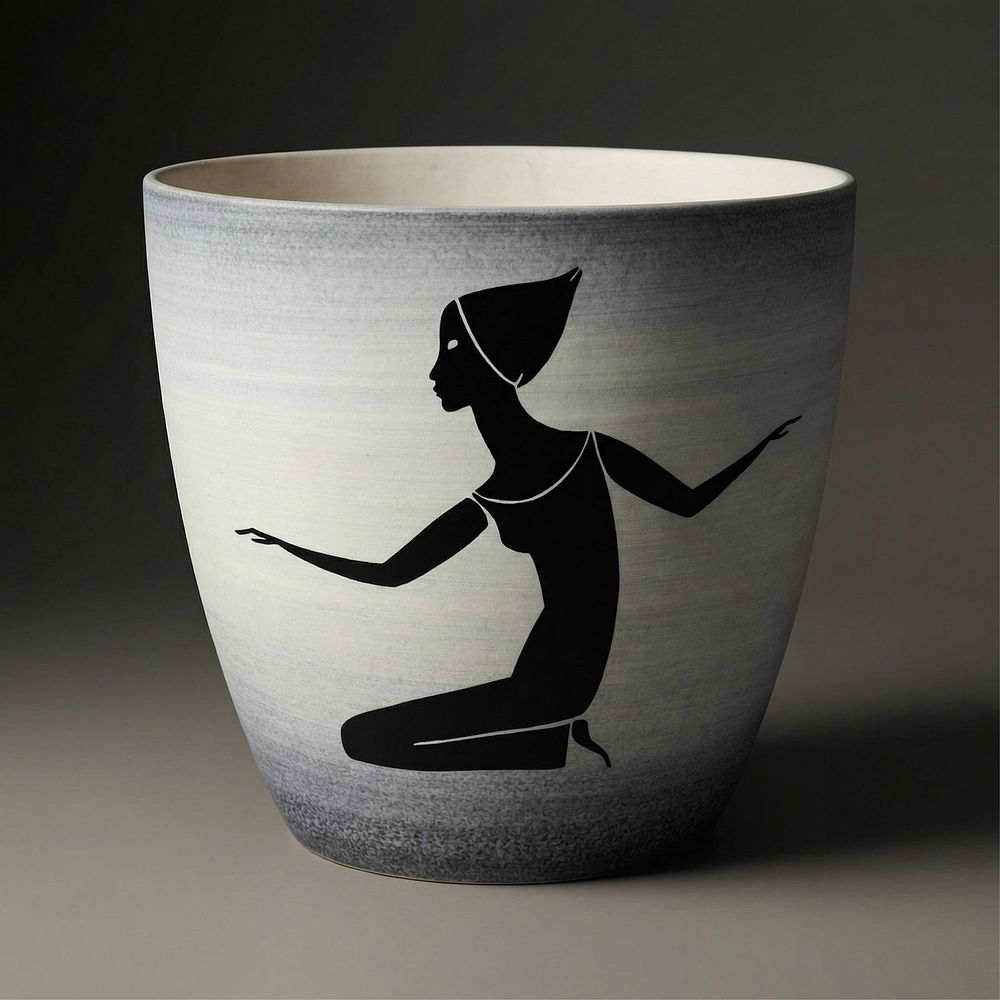 Lot 258: Sèvres Signed Milet Mid-Century Modern Porcelain Planter