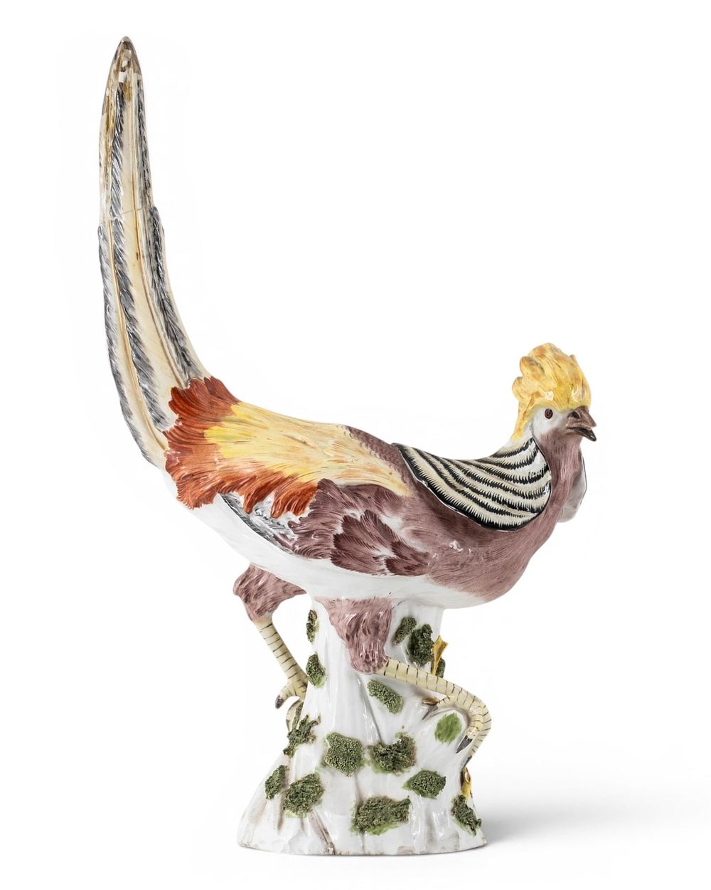 Lot 473: Meissen Porcelain Golden Pheasant Figure, 19th Century - No Reserve