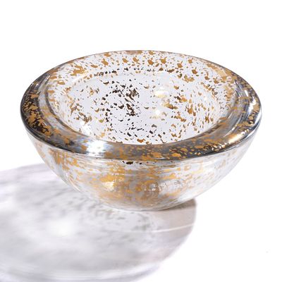 Anna Ehrner for Kosta Boda Signed 'Basket' Gold Art Glass Bowl - No Reserve. Keywords: Swedish 