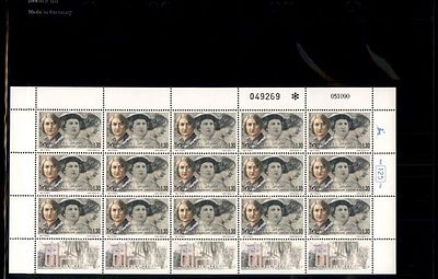 גיליון בולי ישראל שלם במצב חדש . בולים . Israeli Stamps Full Sheet
