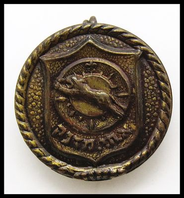 סיכה עם סמל ספינת הטילים אח"י מזנק. מידות: 20X20 מ''מ. אח"י מזנק הייתה ספינת טילים ששירתה בחיל 