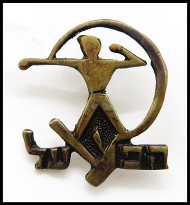 סמל ארגון הפועל, סיכת סמל אגודת הפועל 20 מ''מ