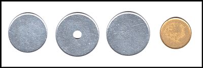 מטבעות גולם , ללא הטבעה . מטבעות ישראל לפני הטבעתם , טעויות שגיאות . Coins error Variety 