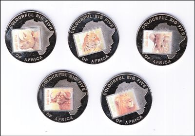 5 מטבעות 1000 שילינגים אוגנדה 2001 , Copper-nickel
142 גרם סה"כ . 1000 SHILLINGS 2001 BANK OF UGANDA