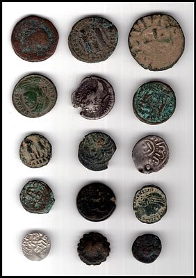 15 מטבעות ישנים . כפי שמצולם בדיוק .OLD COINS LOT