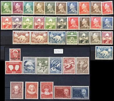 לוט בולים דנמרק + גרינלנד DANMARK + GRONLAND STAMPS MINT ** חדשים
