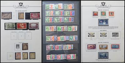 לוט בולי שוויצריה מוקדמים , בולי שוויץ 1860-1945 . חתומים . על גבי דפי איסוף , לוט מעורב כפי 