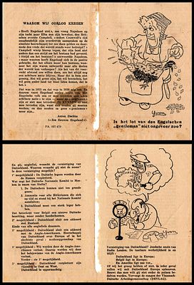 דה-ולאג "קבוצת עבודה גרמנית-פלמית" דף פרסום אנטישמי בהולנדית / פלמית , תוקפים את היהודים 
