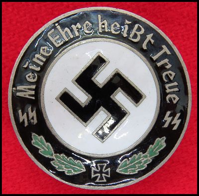 SS סמל בורג נדיר Meine Ehre hei&szlig;t Treue נאמנות היא הכבוד שלי המוטו של האס אס תחת אדולף היטלר 