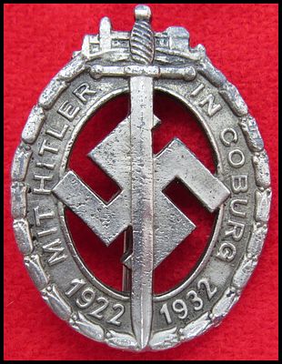 אות קובורג (Coburg Badge). חתום סימן מסחרי "Ges. Gesch."
זה היה האות הראשון שהוכר כפרס לאומי של 