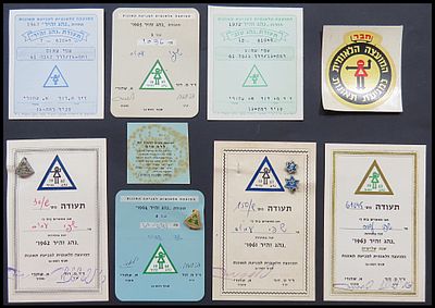 לוט מבצע נהג זהיר סיכות סמלים מדבקות ותעודות .