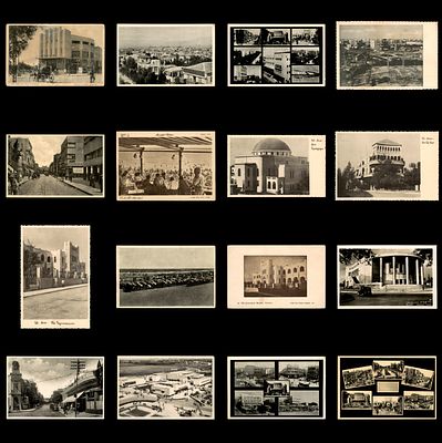 16 גלויות תל אביב בהוצאות שונות . כפי שמצולם . Tel Aviv Postcards