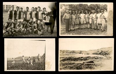 4 גלויות מעניינות , צבא חונה בארץ ישראל , כפר הילדים מאיר שפיה , כדורגל בישראל , מתנדבים קורס הג"א