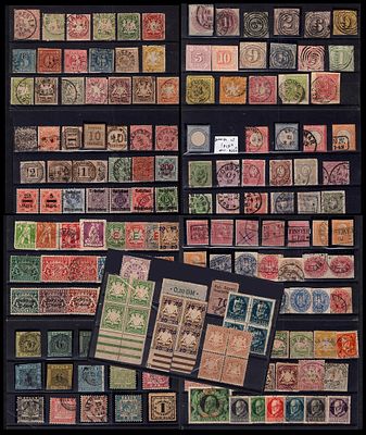 בולי גרמניה קלאסיים , מחוזות . אוסף נפלא מומלץ . German States Mix Lot Classic Stamps - As Seen 